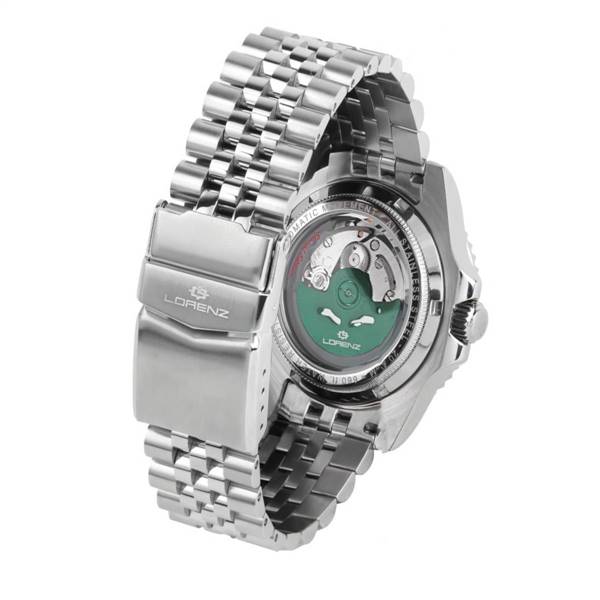 Montre Lorenz Special GMT Two Time Zone - Automatique Acier - Réf. 030257C - Homme